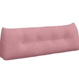 VidaXL Rugkussen Roze 140 x 24 x 50 cm Fluweel