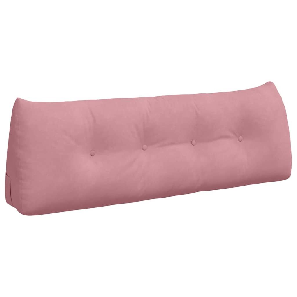 VidaXL Rugkussen Roze 140 x 24 x 50 cm Fluweel