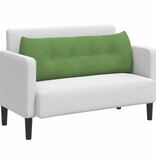 VidaXL Rugkussen Lichtgroen 140 x 24 x 50 cm Fluweel