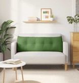 VidaXL Rugkussen Lichtgroen 140 x 24 x 50 cm Fluweel