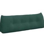 VidaXL Rugkussen Donkergroen 140 x 24 x 50 cm Fluweel