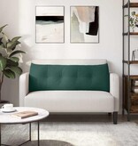 VidaXL Rugkussen Donkergroen 140 x 24 x 50 cm Fluweel