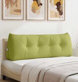 VidaXL Rugkussen Lichtgroen 140 x 24 x 50 cm Stof