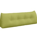 VidaXL Rugkussen Lichtgroen 140 x 24 x 50 cm Stof