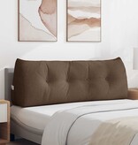 VidaXL Rugkussen Bruin 140 x 24 x 50 cm Stof