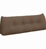 VidaXL Rugkussen Bruin 140 x 24 x 50 cm Stof
