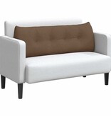 VidaXL Rugkussen Bruin 140 x 24 x 50 cm Stof