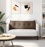 VidaXL Rugkussen Bruin 140 x 24 x 50 cm Stof