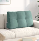 VidaXL Rugkussen Zeegroen 80 x 24 x 50 cm Fluweel