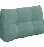 VidaXL Rugkussen Zeegroen 80 x 24 x 50 cm Fluweel