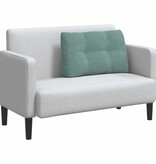 VidaXL Rugkussen Zeegroen 80 x 24 x 50 cm Fluweel