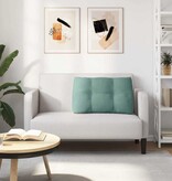 VidaXL Rugkussen Zeegroen 80 x 24 x 50 cm Fluweel