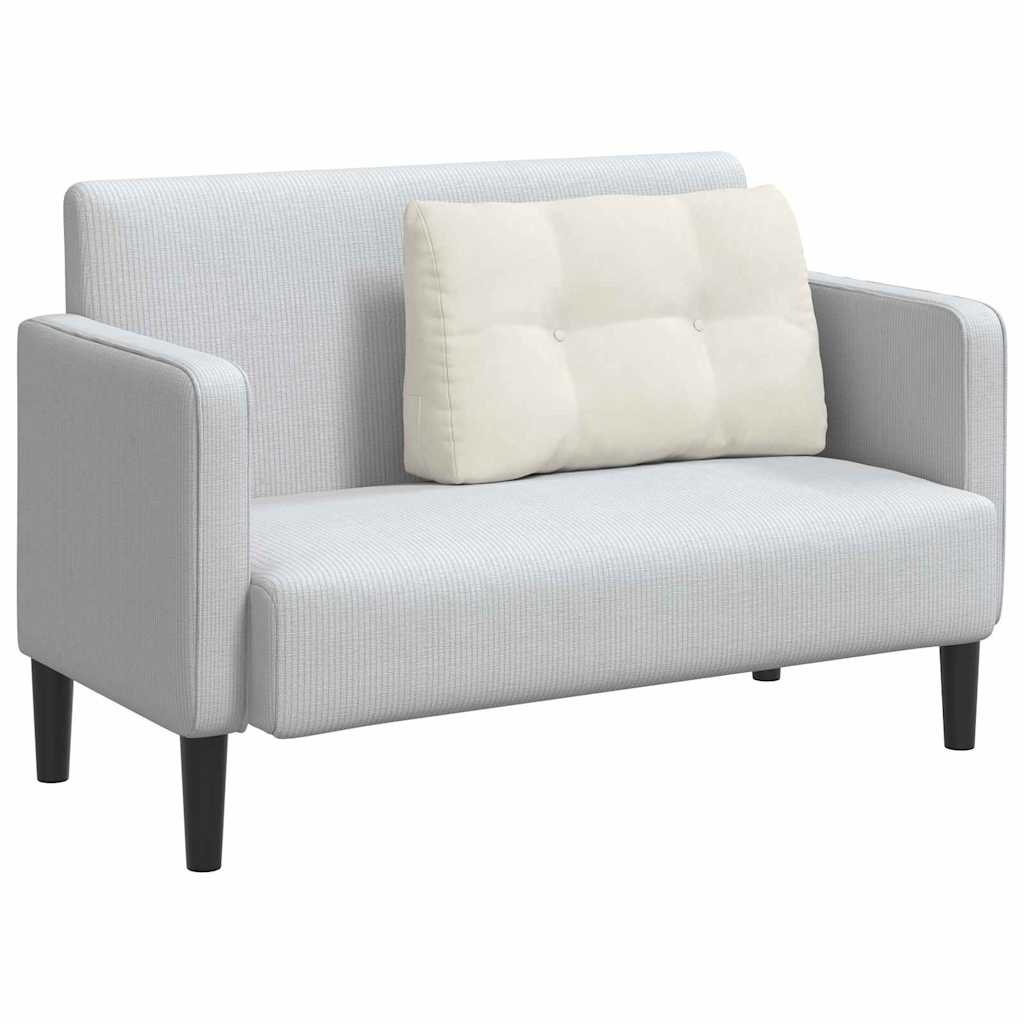 VidaXL Rugkussen Crème 80 x 24 x 50 cm Fluweel