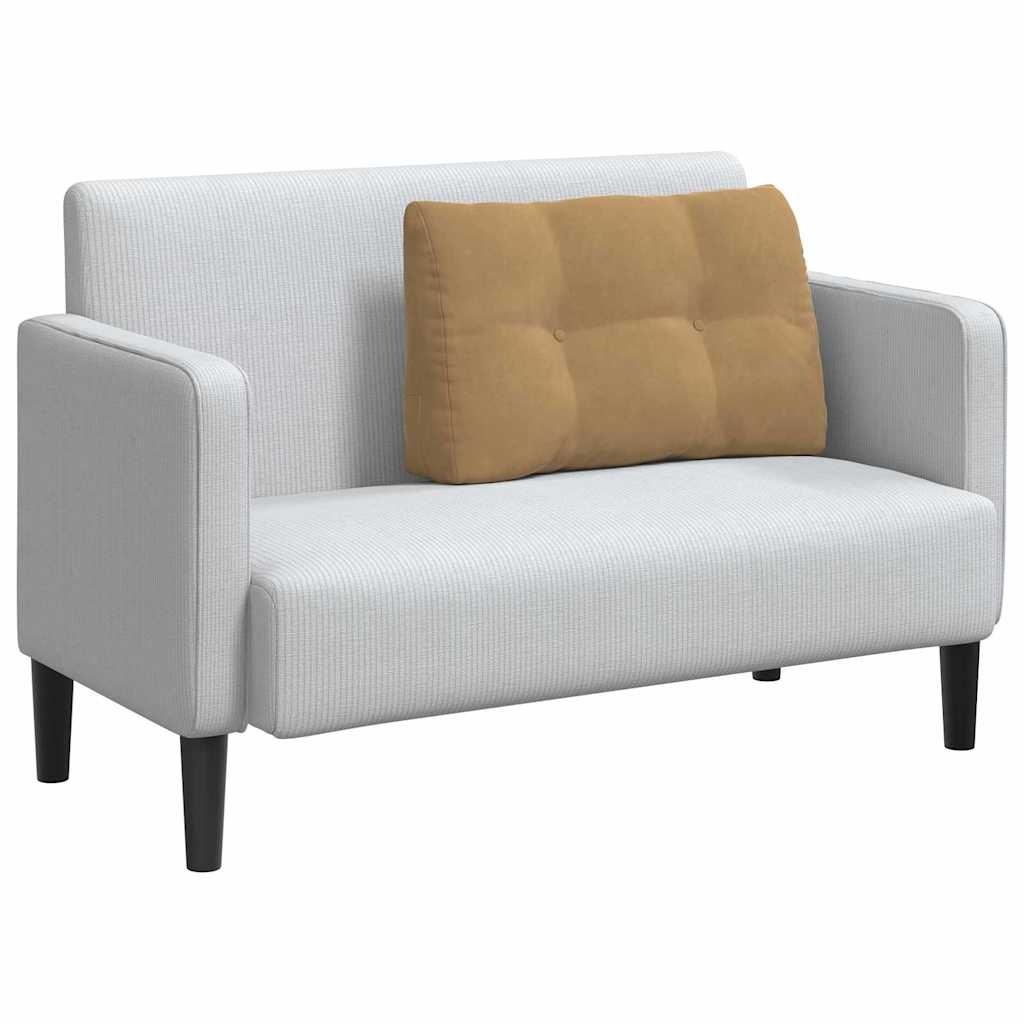 VidaXL Rugkussen Bruin 80 x 24 x 50 cm Fluweel