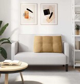 VidaXL Rugkussen Bruin 80 x 24 x 50 cm Fluweel