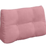 VidaXL Rugkussen Roze 80 x 24 x 50 cm Fluweel