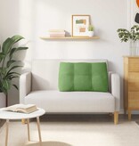 VidaXL Rugkussen Lichtgroen 80 x 24 x 50 cm Fluweel