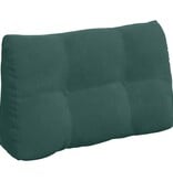 VidaXL Rugkussen Donkergroen 80 x 24 x 50 cm Fluweel