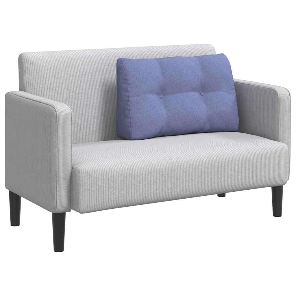 VidaXL Rugkussen Jeans Blauw 80 x 24 x 50 cm Stof