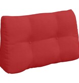 VidaXL Rugkussen Rood 80 x 24 x 50 cm Stof