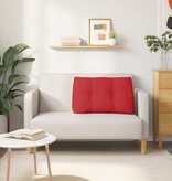 VidaXL Rugkussen Rood 80 x 24 x 50 cm Stof