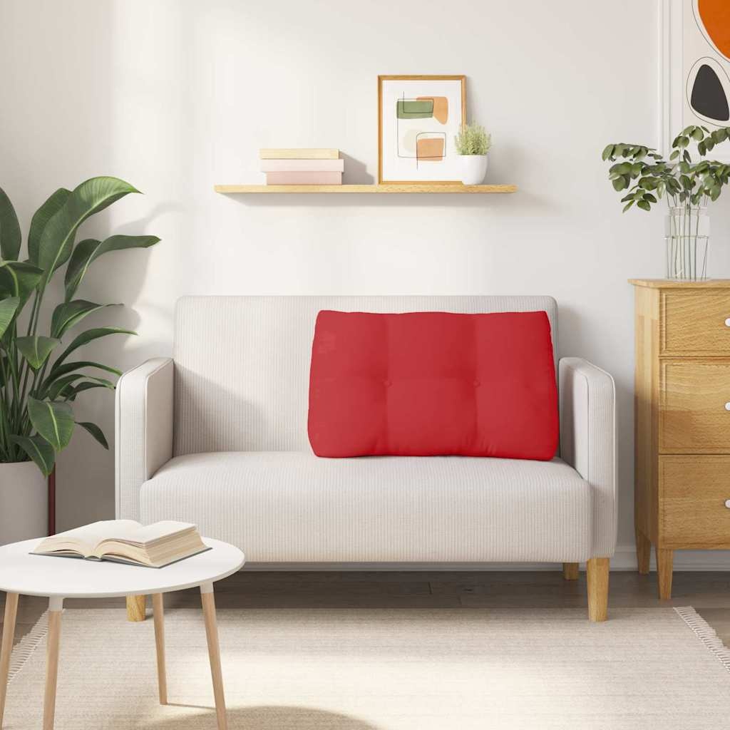 VidaXL Rugkussen Rood 80 x 24 x 50 cm Stof