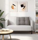 VidaXL Rugkussen Taupe 80 x 24 x 50 cm Stof