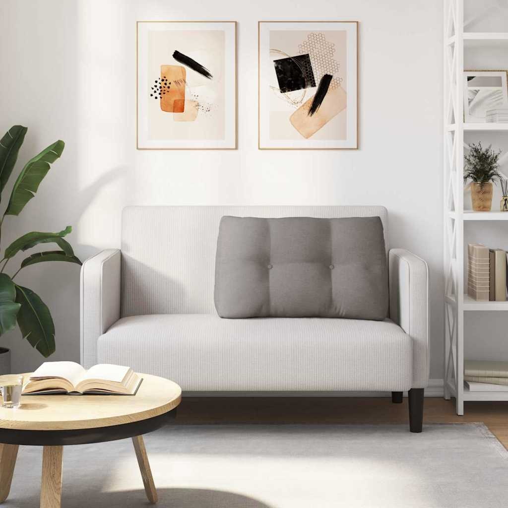 VidaXL Rugkussen Taupe 80 x 24 x 50 cm Stof