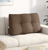 VidaXL Rugkussen Bruin 80 x 24 x 50 cm Stof