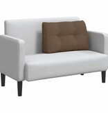 VidaXL Rugkussen Bruin 80 x 24 x 50 cm Stof