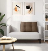 VidaXL Rugkussen Bruin 80 x 24 x 50 cm Stof