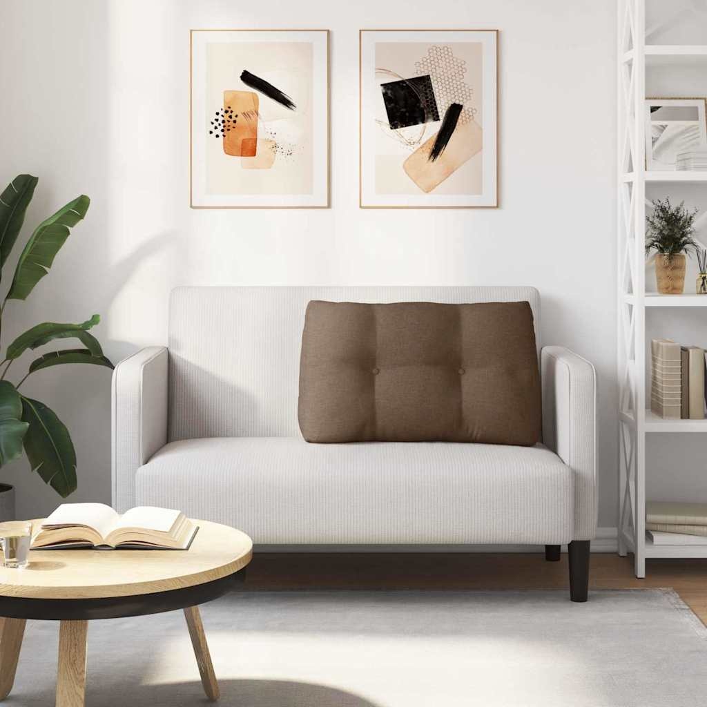 VidaXL Rugkussen Bruin 80 x 24 x 50 cm Stof