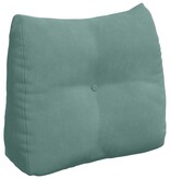 VidaXL Rugkussen Zeegroen 60 x 24 x 50 cm Fluweel