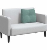 VidaXL Rugkussen Zeegroen 60 x 24 x 50 cm Fluweel