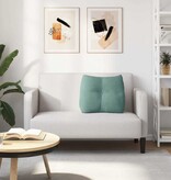 VidaXL Rugkussen Zeegroen 60 x 24 x 50 cm Fluweel