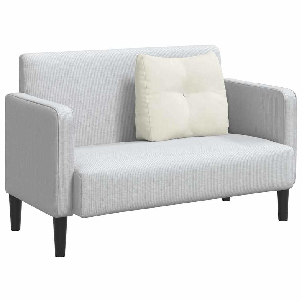 VidaXL Rugkussen Crème 60 x 24 x 50 cm Fluweel