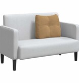 VidaXL Rugkussen Bruin 60 x 24 x 50 cm Fluweel