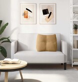 VidaXL Rugkussen Bruin 60 x 24 x 50 cm Fluweel