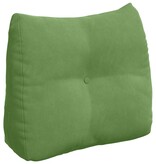VidaXL Rugkussen Lichtgroen 60 x 24 x 50 cm Fluweel