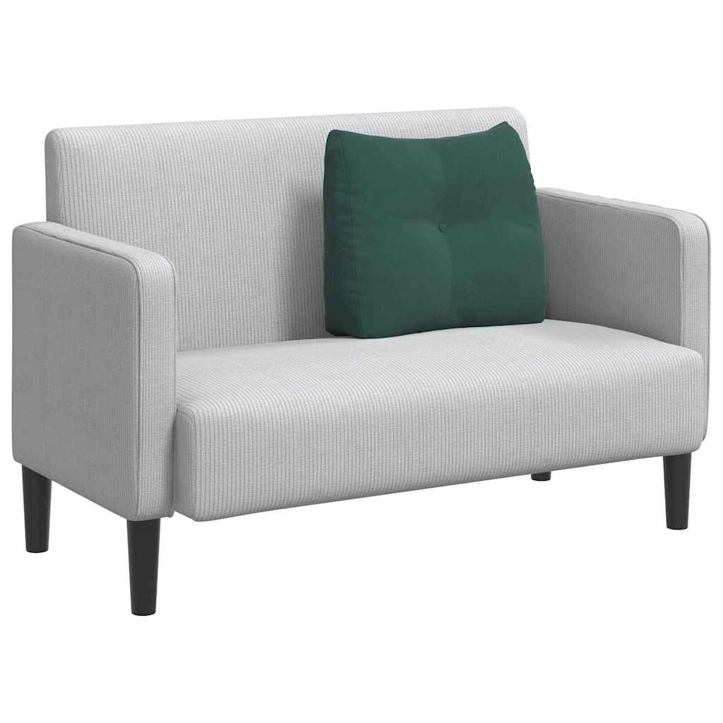 VidaXL Rugkussen Donkergroen 60 x 24 x 50 cm Fluweel