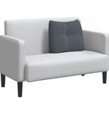 VidaXL Rugkussen Donkergrijs 60 x 24 x 50 cm Fluweel