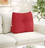 VidaXL Rugkussen Rood 60 x 24 x 50 cm Stof