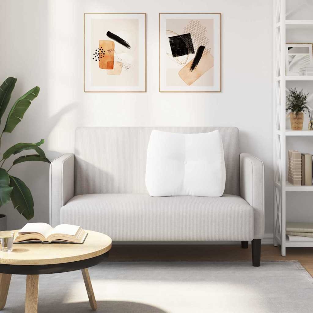 VidaXL Rugkussen Wit 60 x 24 x 50 cm Stof