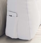 VidaXL Rugkussen Wit 60 x 24 x 50 cm Stof