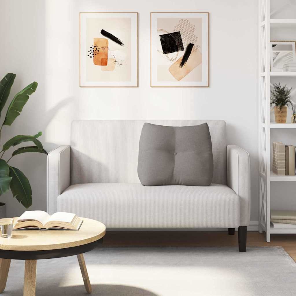 VidaXL Rugkussen Taupe 60 x 24 x 50 cm Stof