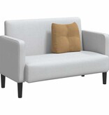 VidaXL Rugkussen Bruin 45 x 24 x 50 cm Fluweel