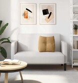 VidaXL Rugkussen Bruin 45 x 24 x 50 cm Fluweel