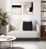 VidaXL Rugkussen Zwart 45 x 24 x 50 cm Fluweel