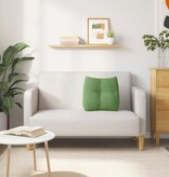 VidaXL Rugkussen Lichtgroen 45 x 24 x 50 cm Fluweel