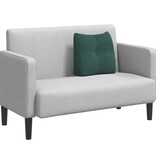 VidaXL Rugkussen Donkergroen 45 x 24 x 50 cm Fluweel